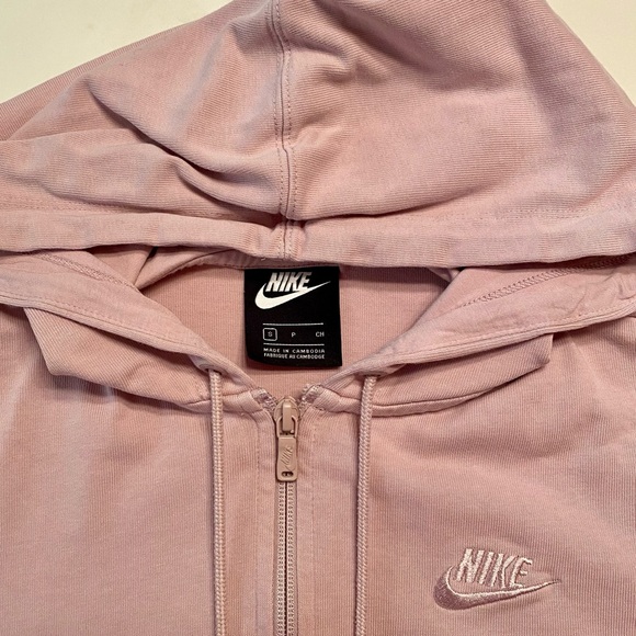 Nike full-zip, Loose fit hoodie in dusty pink - Picture 3 of 3